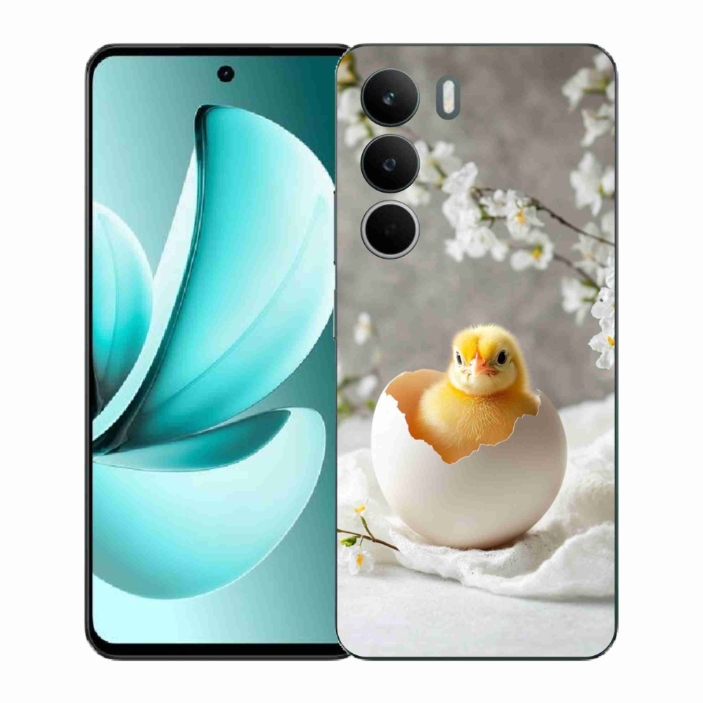 Gelový kryt mmCase na Realme C71 - kuřátko