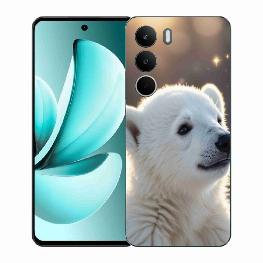 Gelový kryt mmCase na Realme C71 - lední medvěd