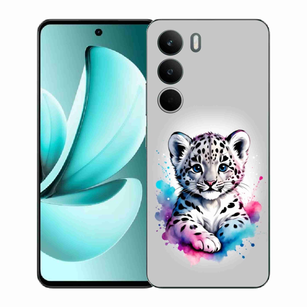 Gelový kryt mmCase na Realme C71 - levhartí mládě