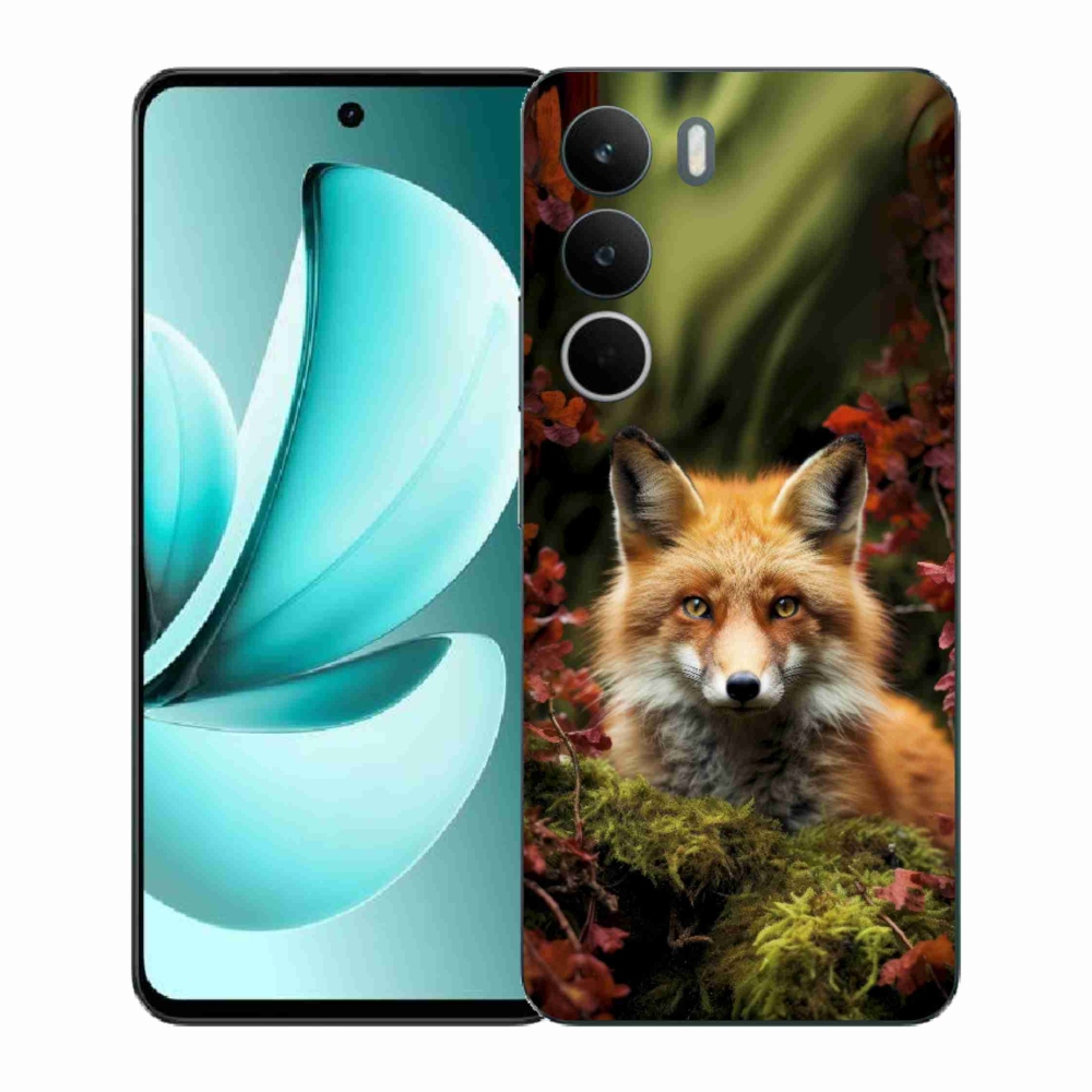 Gelový kryt mmCase na Realme C71 - liška v lese