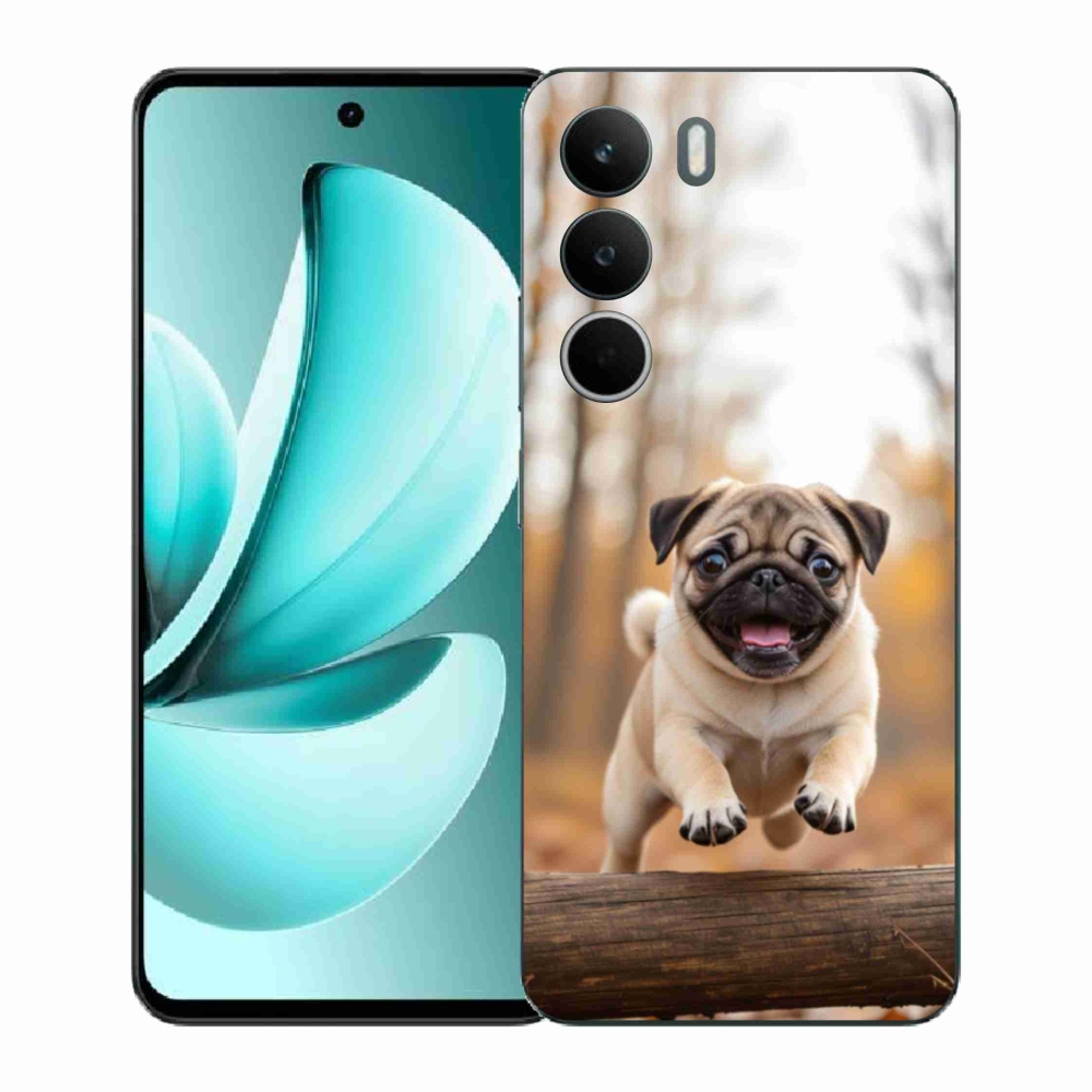 Gelový kryt mmCase na Realme C71 - mops 2