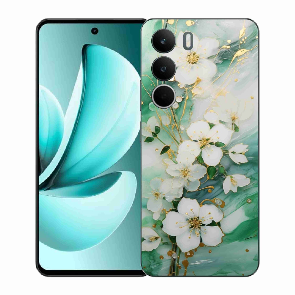 Gelový kryt mmCase na Realme C71 - něžné květy