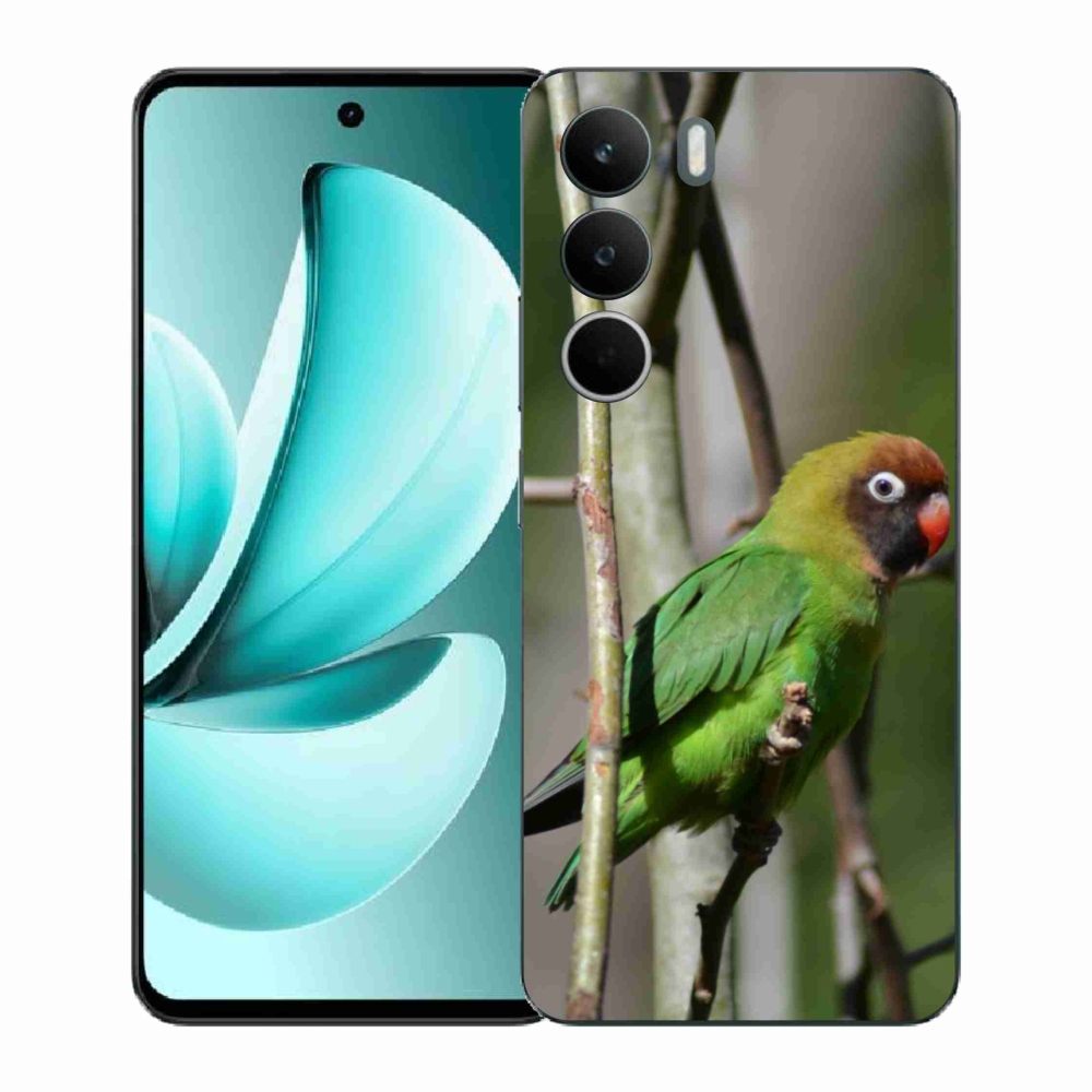 Gelový kryt mmCase na Realme C71 - papoušek agapornis