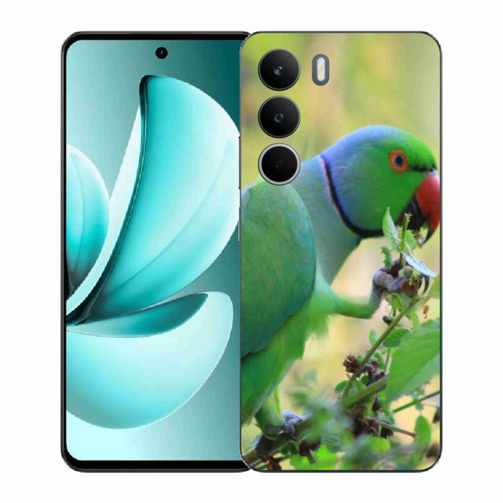 Gelový kryt mmCase na Realme C71 - papoušek alexandr