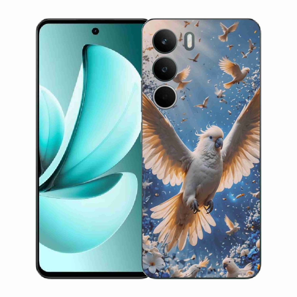 Gelový kryt mmCase na Realme C71 - papoušek kakadu