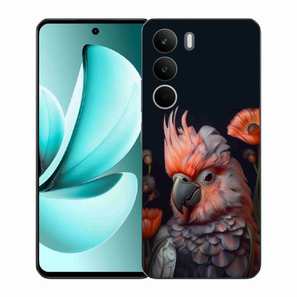 Gelový kryt mmCase na Realme C71 - papoušek kakadu v barvách