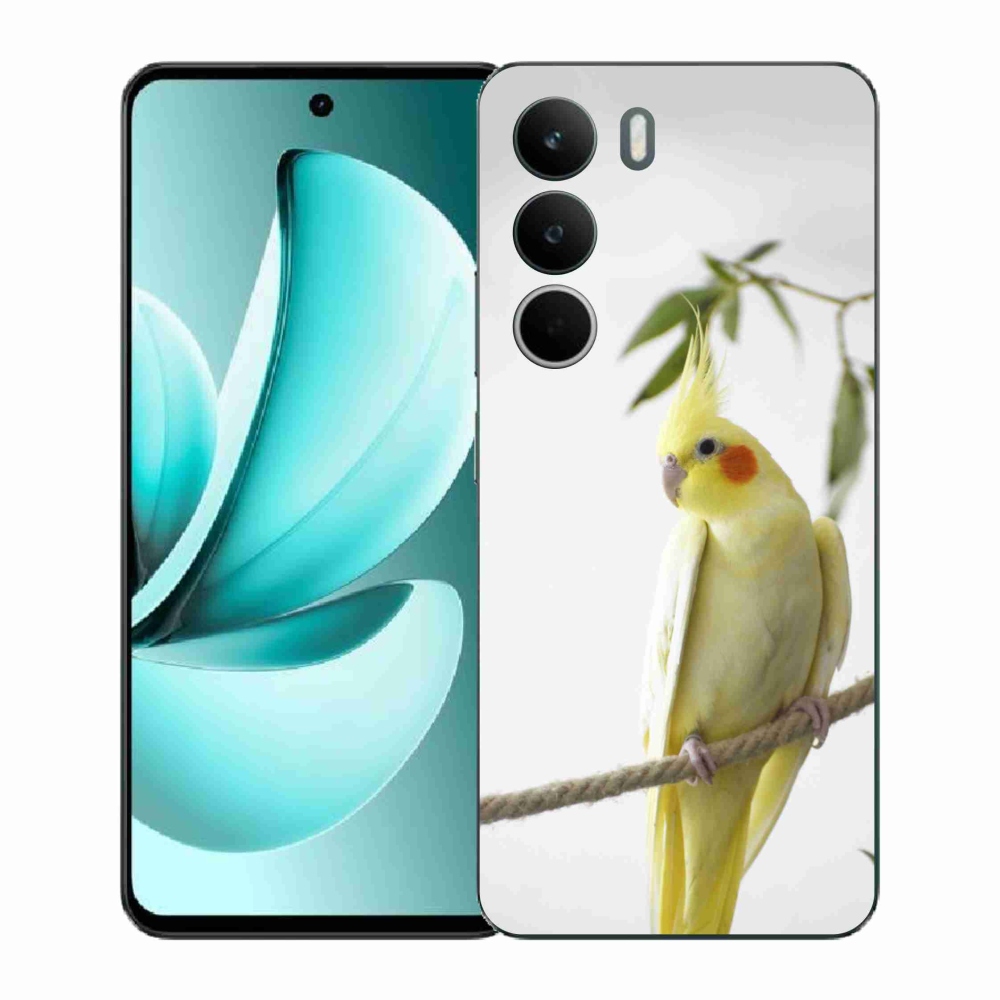 Gelový kryt mmCase na Realme C71 - papoušek korela chocholatá