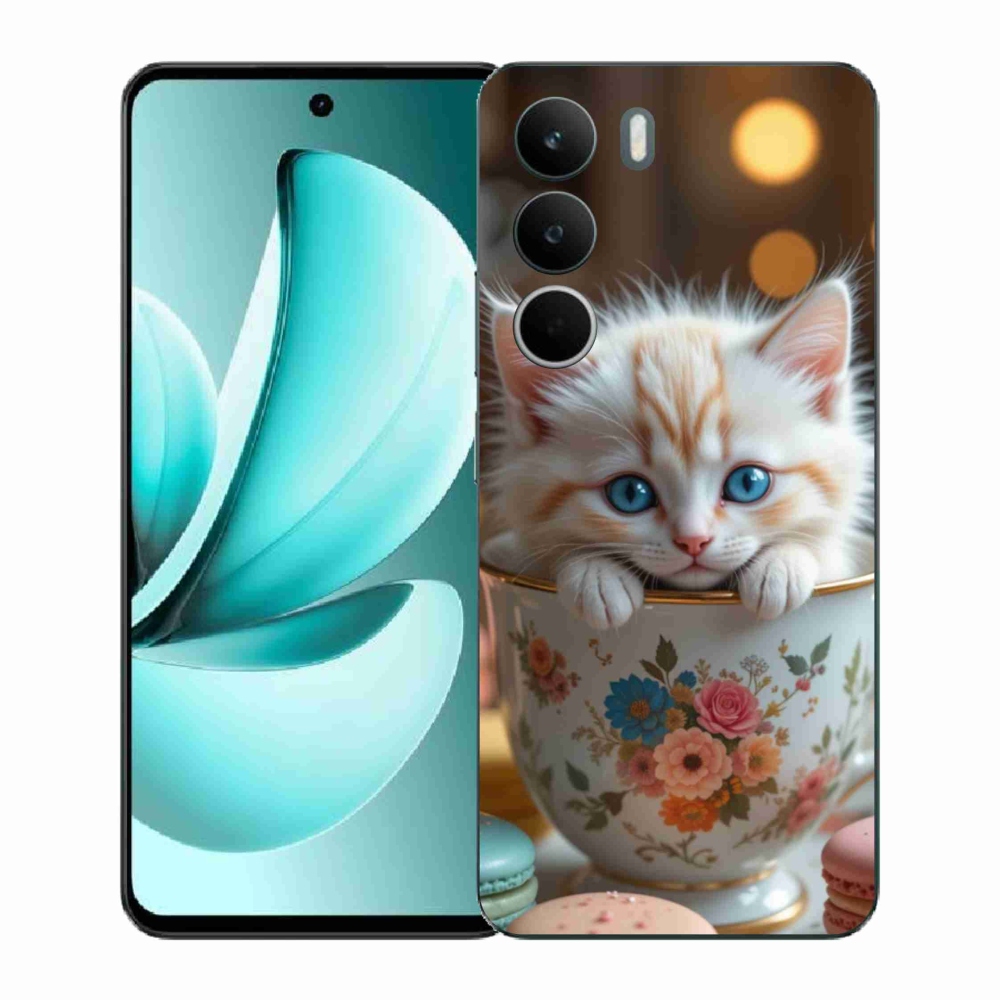 Gelový kryt mmCase na Realme C71 - roztomilé kotě 6