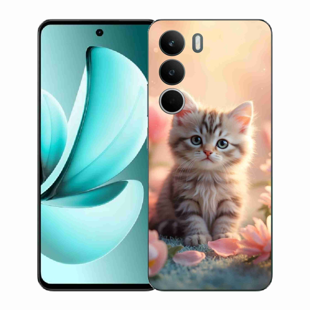 Gelový kryt mmCase na Realme C71 - roztomilé kotě 8