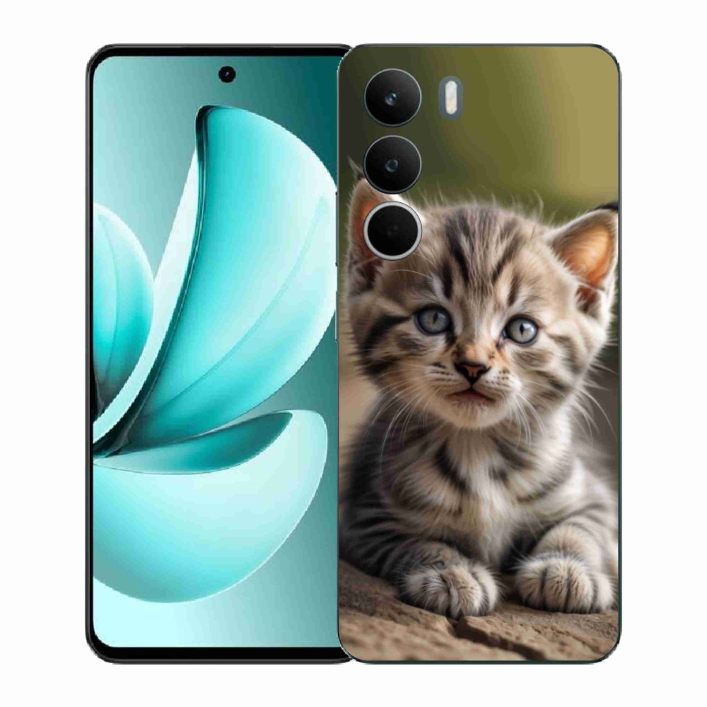 Gelový kryt mmCase na Realme C71 - roztomilé kotě 9