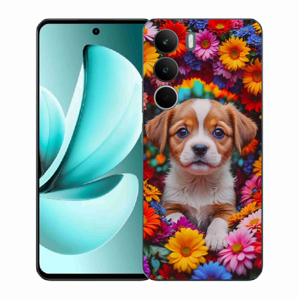 Gelový kryt mmCase na Realme C71 - roztomilé štěně