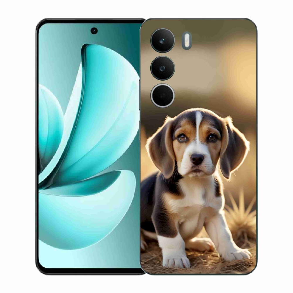 Gelový kryt mmCase na Realme C71 - roztomilý bígl