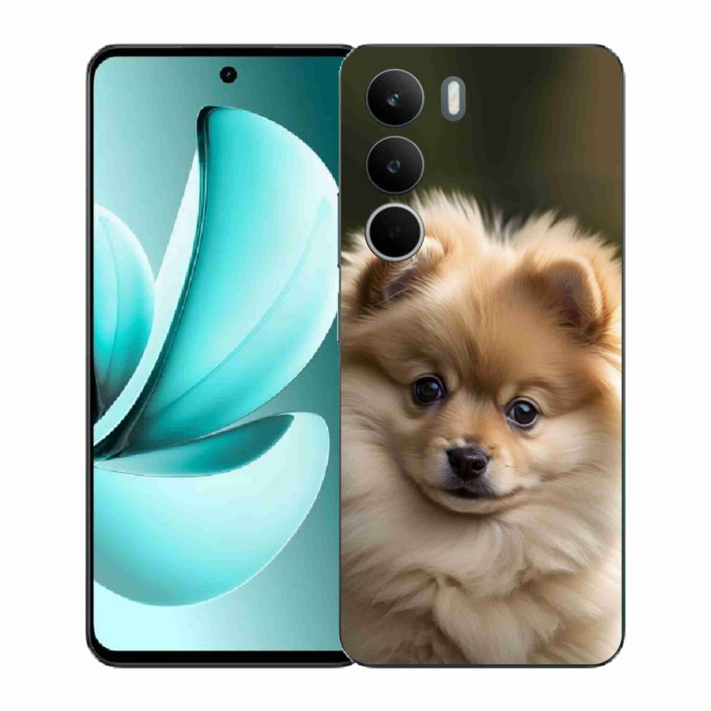 Gelový kryt mmCase na Realme C71 - roztomilý pomeranian 2