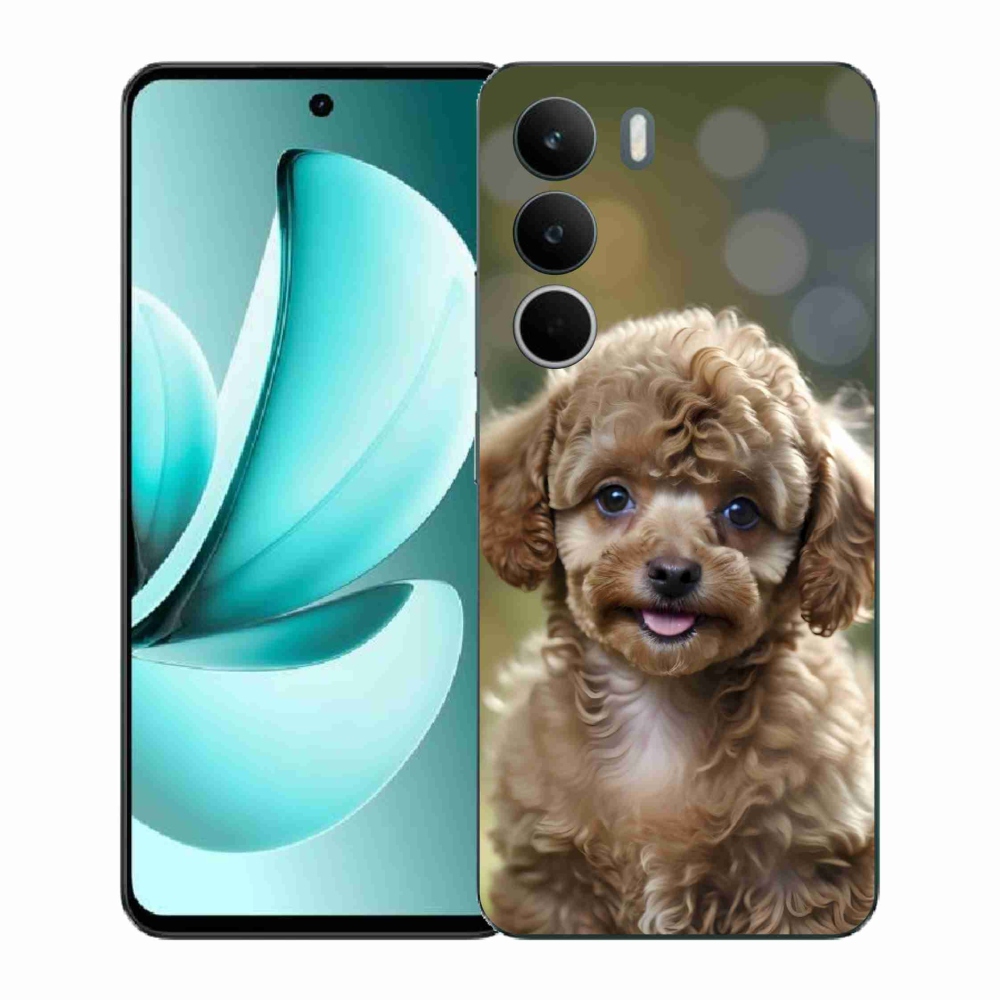 Gelový kryt mmCase na Realme C71 - roztomilý pudl