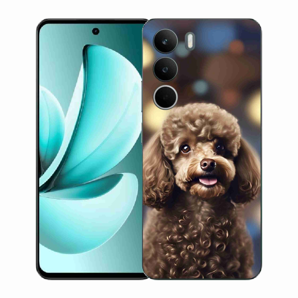 Gelový kryt mmCase na Realme C71 - roztomilý pudl