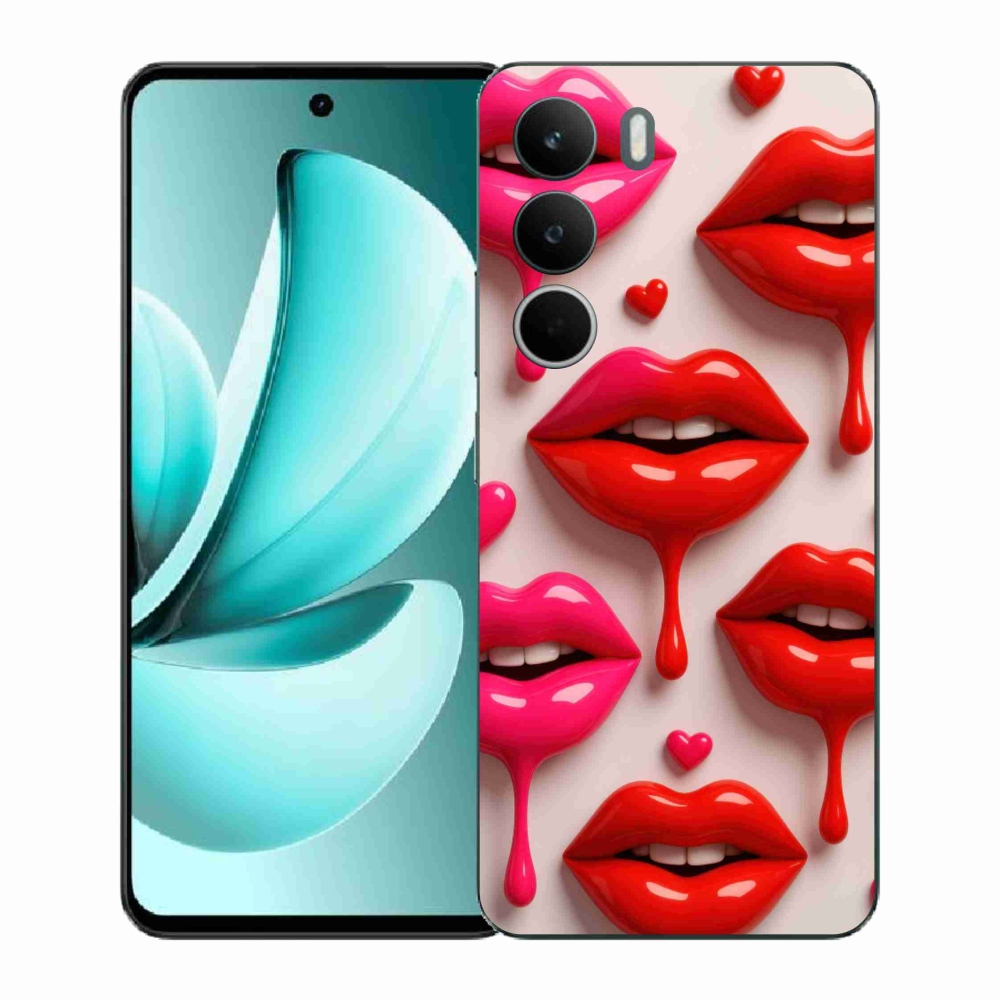 Gelový kryt mmCase na Realme C71 - rty 2