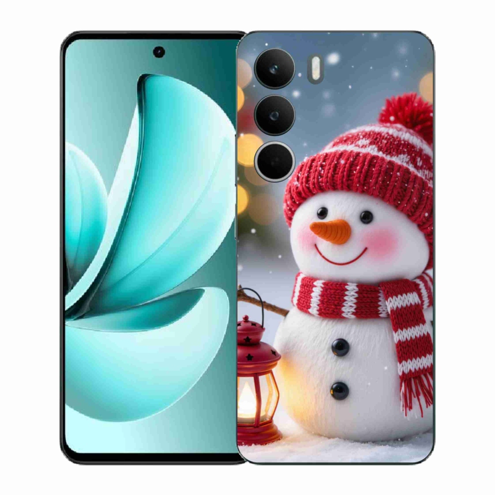 Gelový kryt mmCase na Realme C71 - sněhulák 2