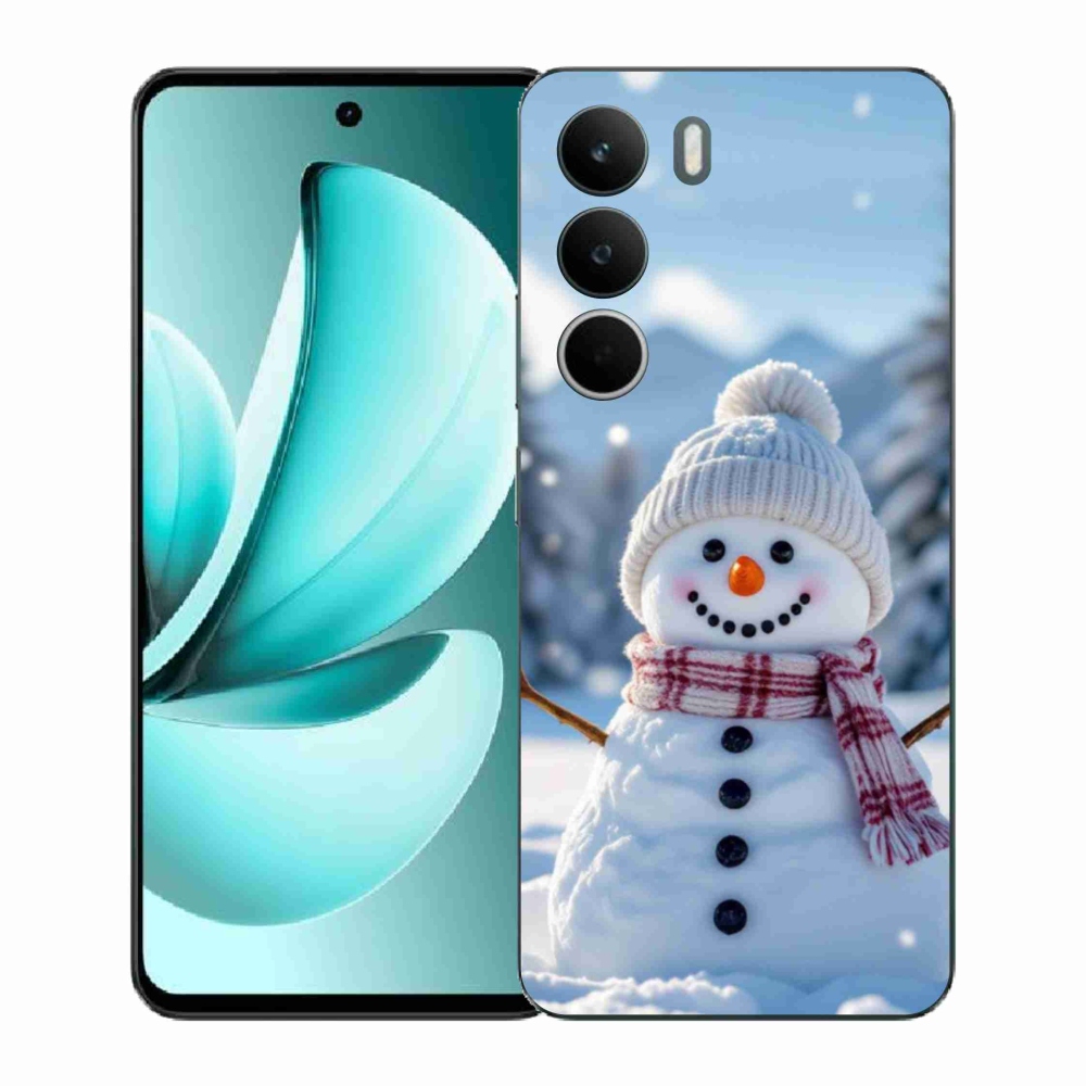 Gelový kryt mmCase na Realme C71 - sněhulák 3