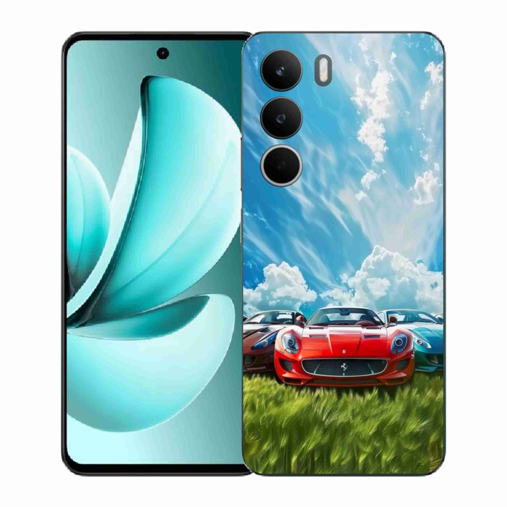 Gelový kryt mmCase na Realme C71 - sportovní vozy