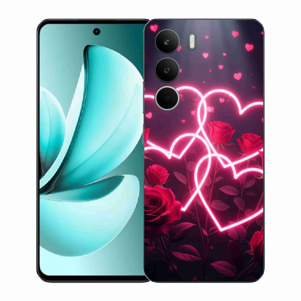 Gelový kryt mmCase na Realme C71 - srdce lásky