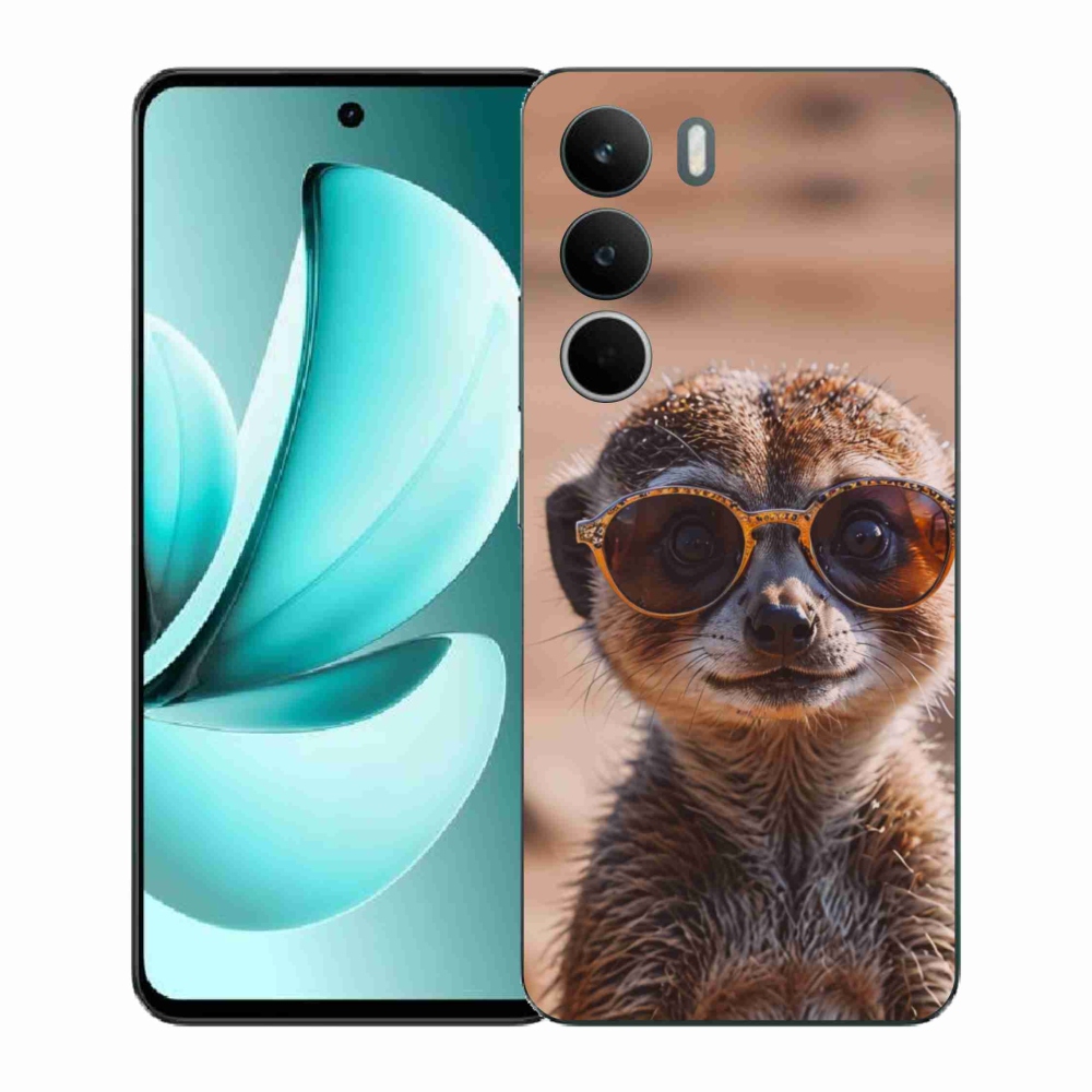 Gelový kryt mmCase na Realme C71 - stylová surikata