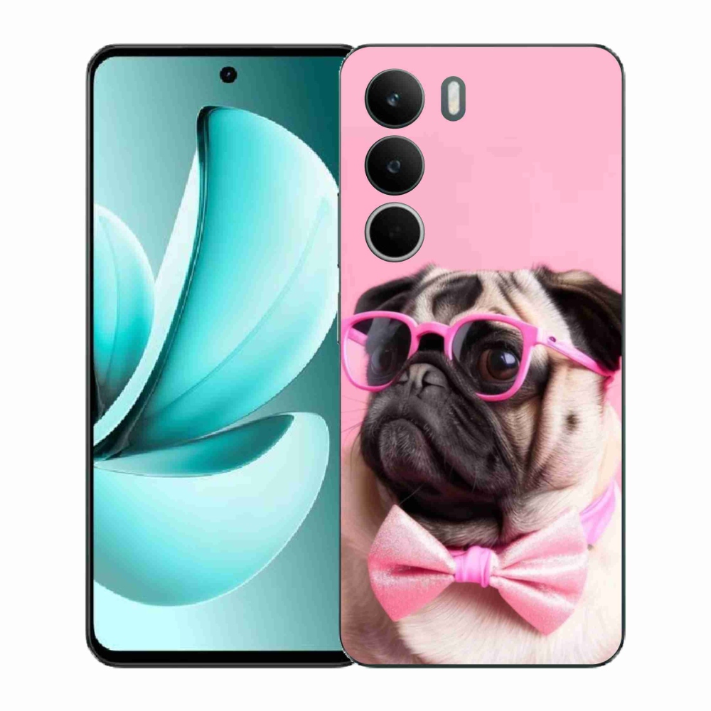 Gelový kryt mmCase na Realme C71 - stylový mops
