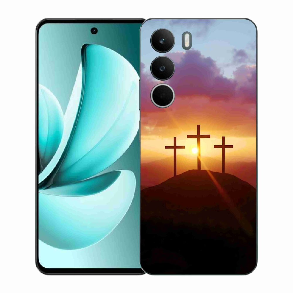 Gelový kryt mmCase na Realme C71 - tři kříže