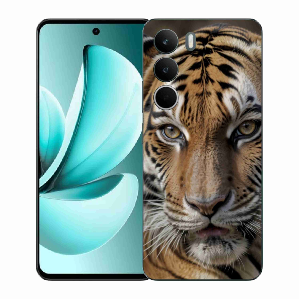 Gelový kryt mmCase na Realme C71 - tygří pohled