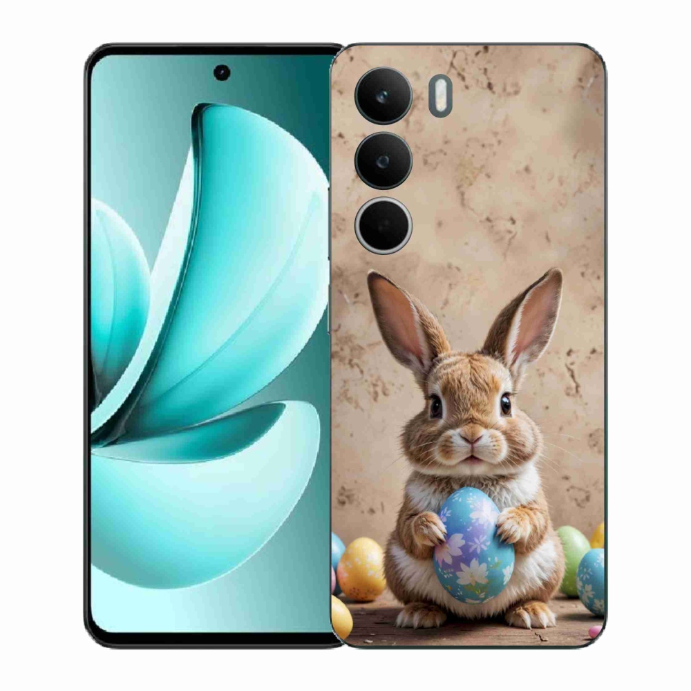 Gelový kryt mmCase na Realme C71 - velikonoční králíček