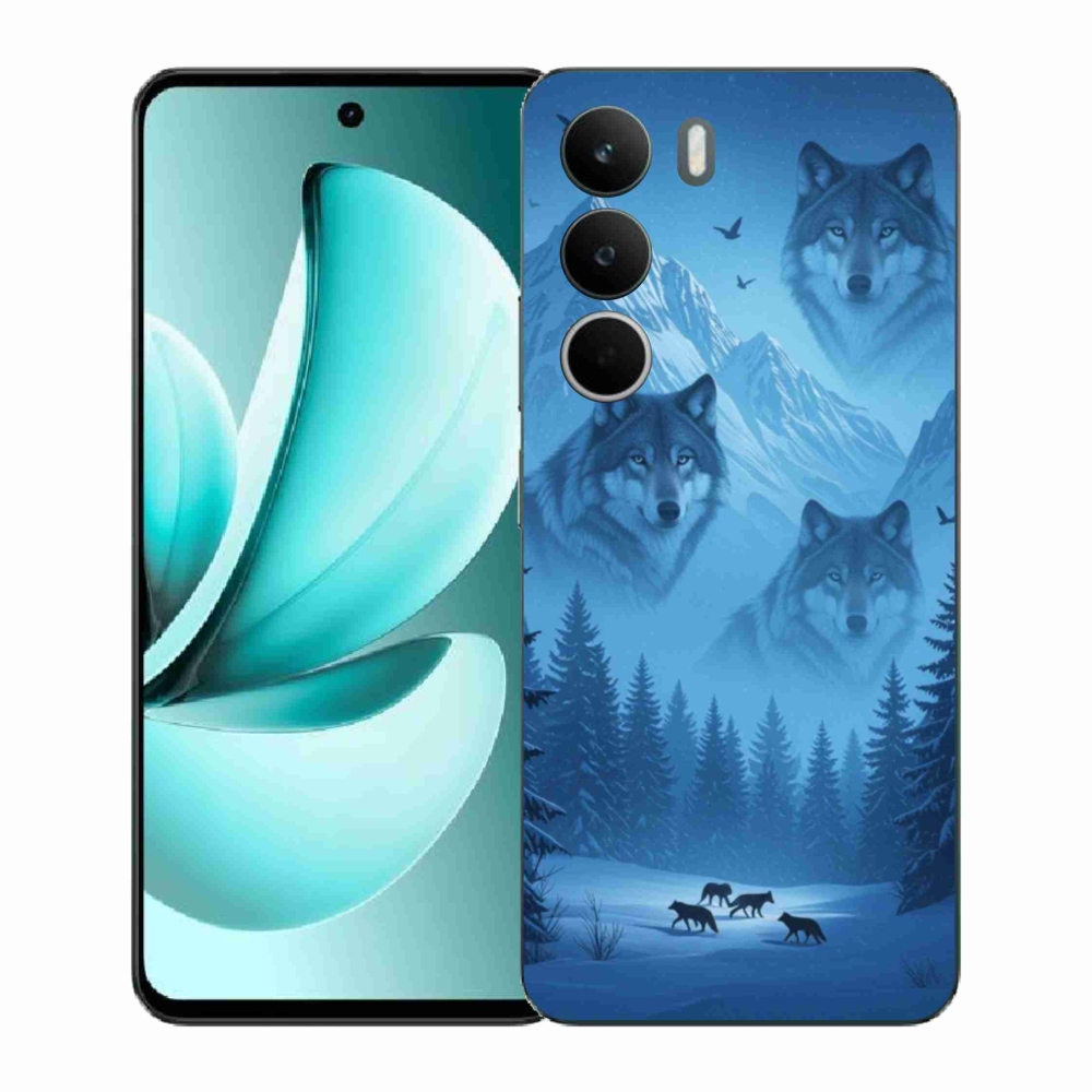 Gelový kryt mmCase na Realme C71 - vlčí smečka