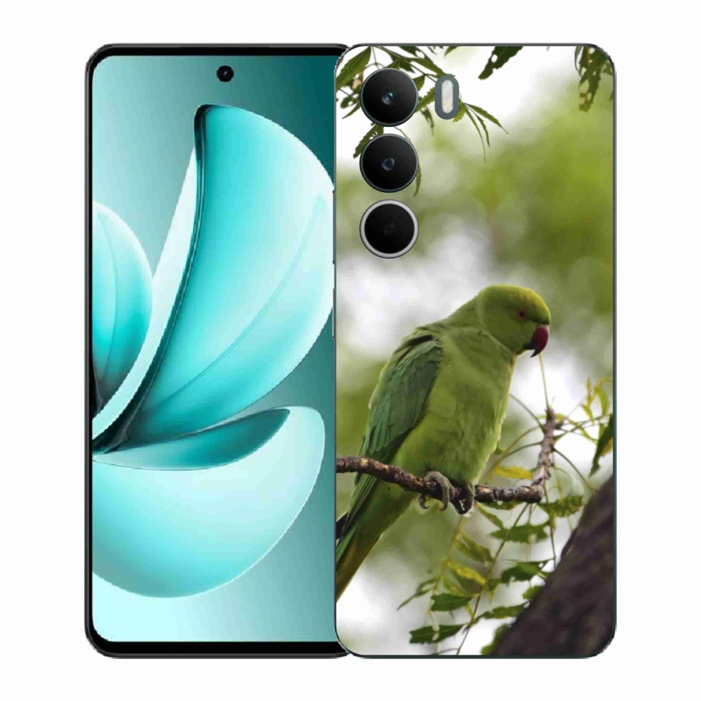 Gelový kryt mmCase na Realme C71 - zelený papoušek