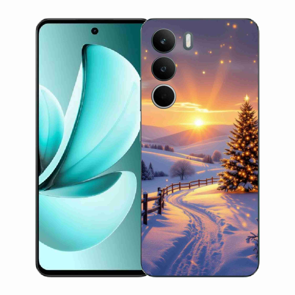 Gelový kryt mmCase na Realme C71 - zimní krajina