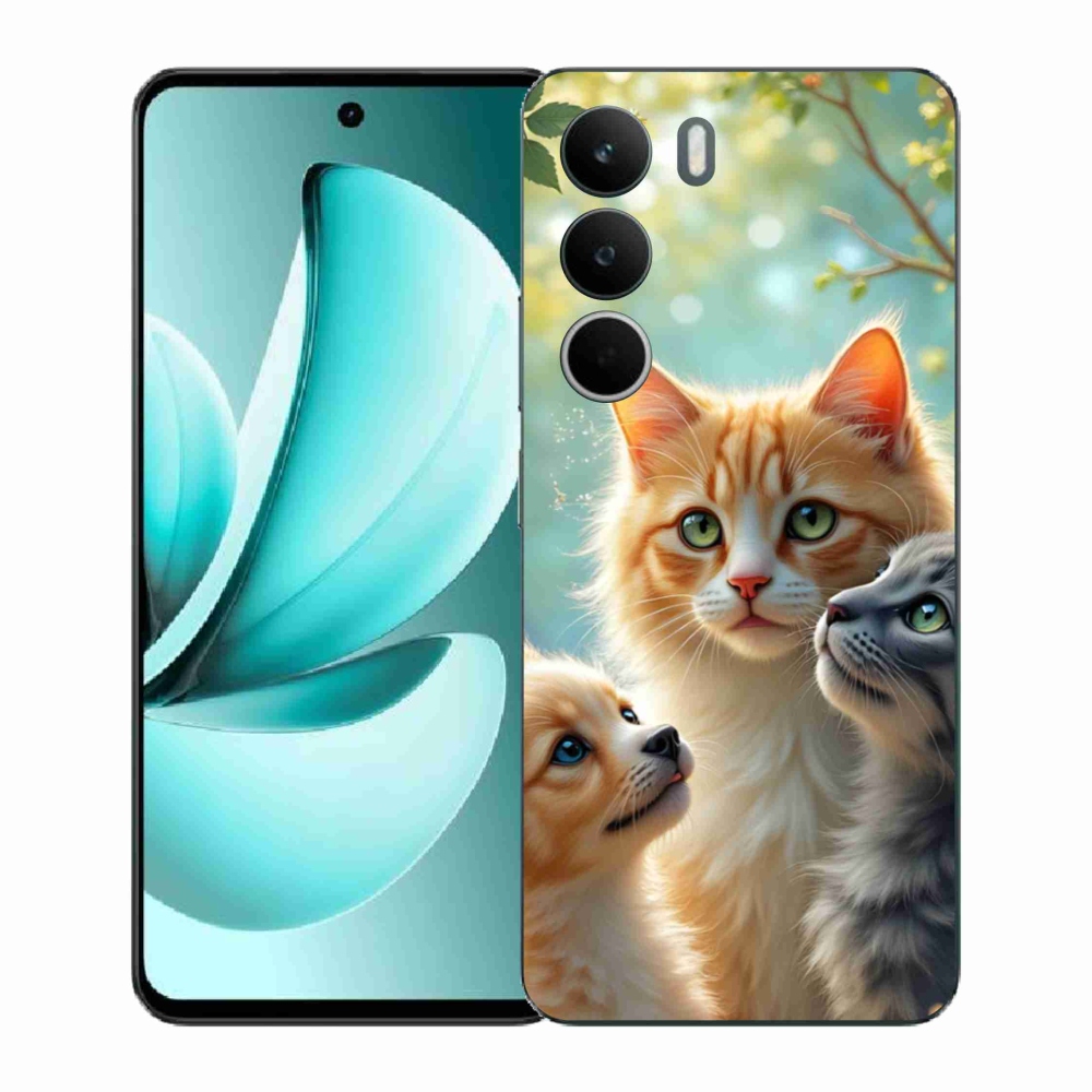 Gelový kryt mmCase na Realme C71 - zvířecí přátelství 2