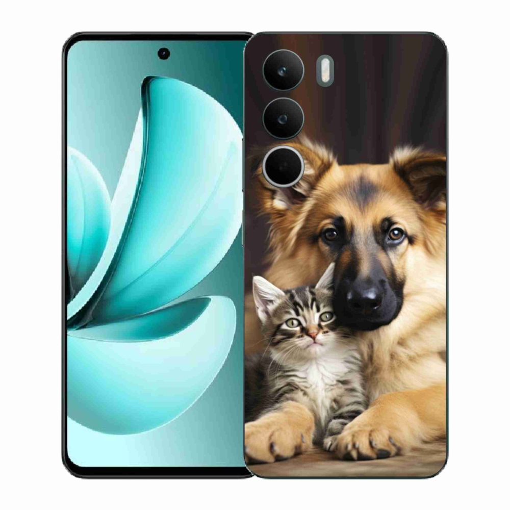 Gelový kryt mmCase na Realme C71 - zvířecí přátelství