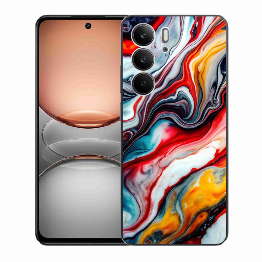 Gelový kryt mmCase na Realme C75 - abstraktní motiv 35