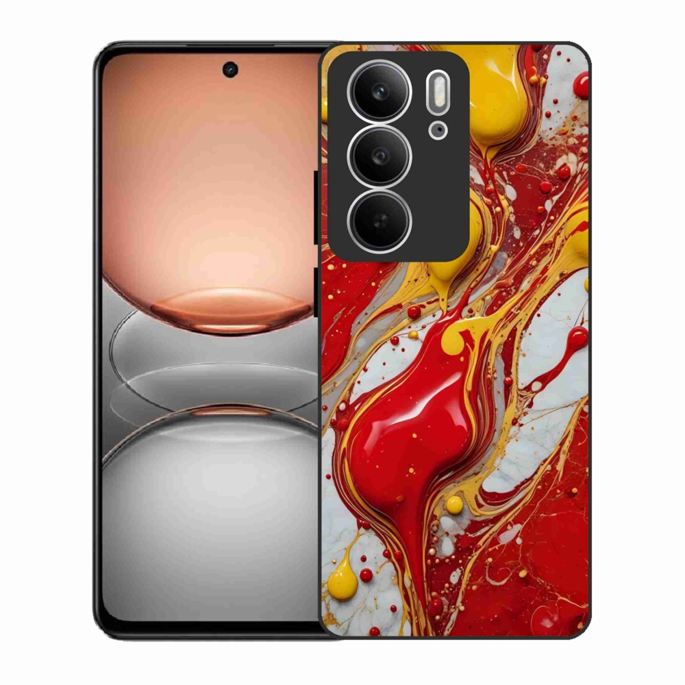 Gelový kryt mmCase na Realme C75 - abstraktní motiv 42
