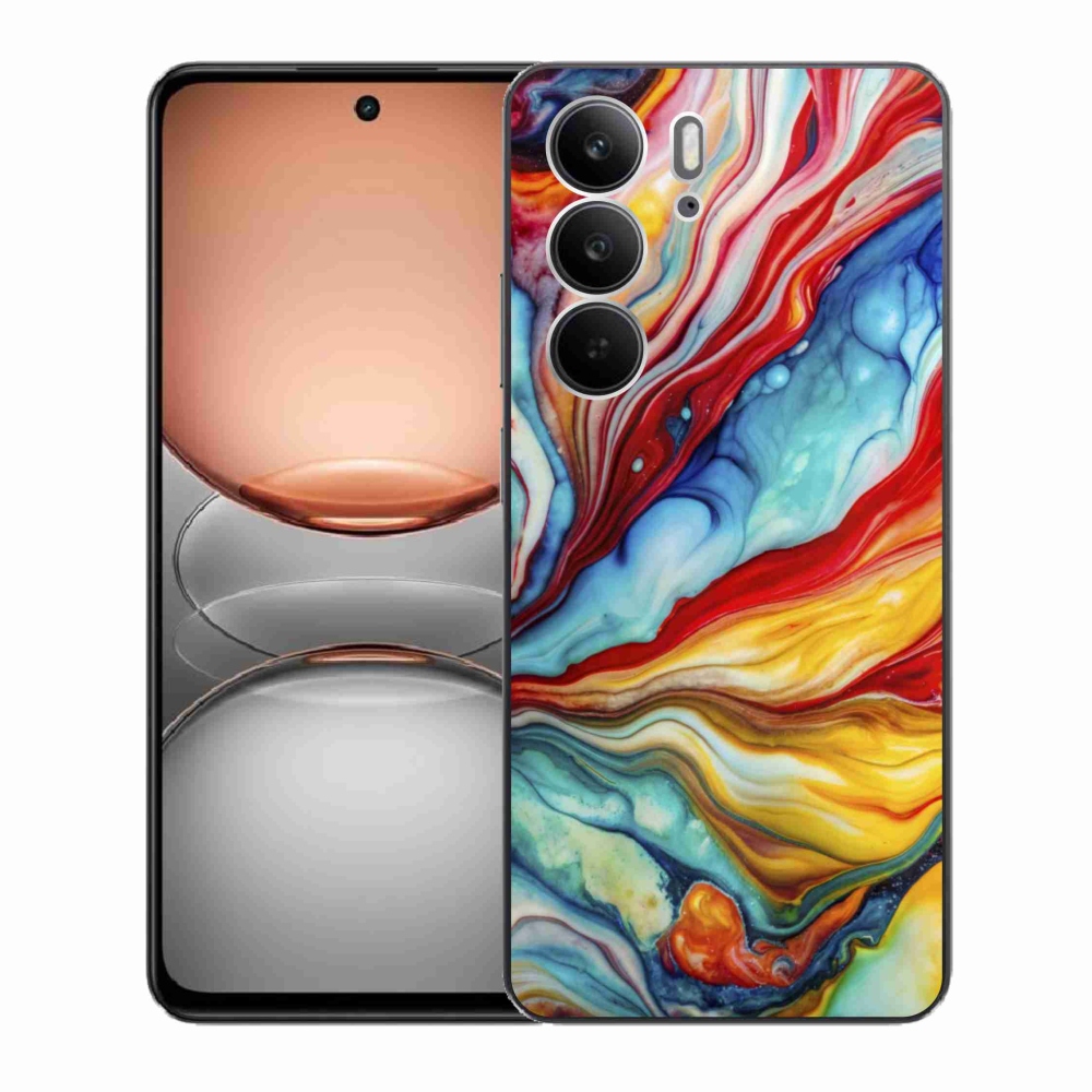 Gelový kryt mmCase na Realme C75 - abstraktní motiv 58