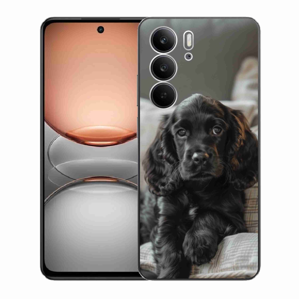 Gelový kryt mmCase na Realme C75 - anglický kokršpaněl
