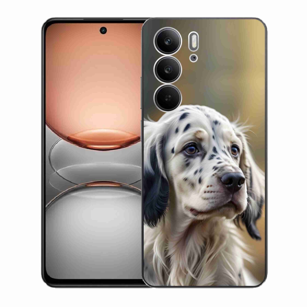 Gelový kryt mmCase na Realme C75 - anglický setr