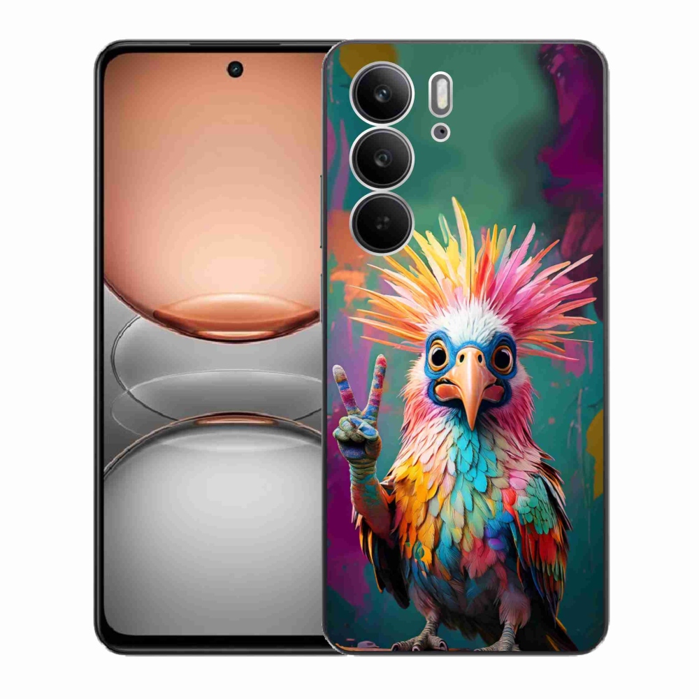 Gelový kryt mmCase na Realme C75 - barevný rebel