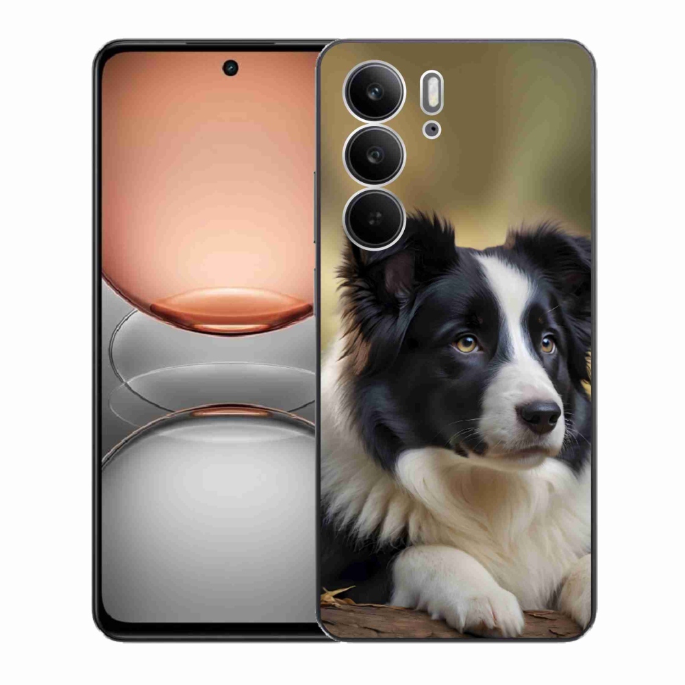 Gelový kryt mmCase na Realme C75 - border kolie 2