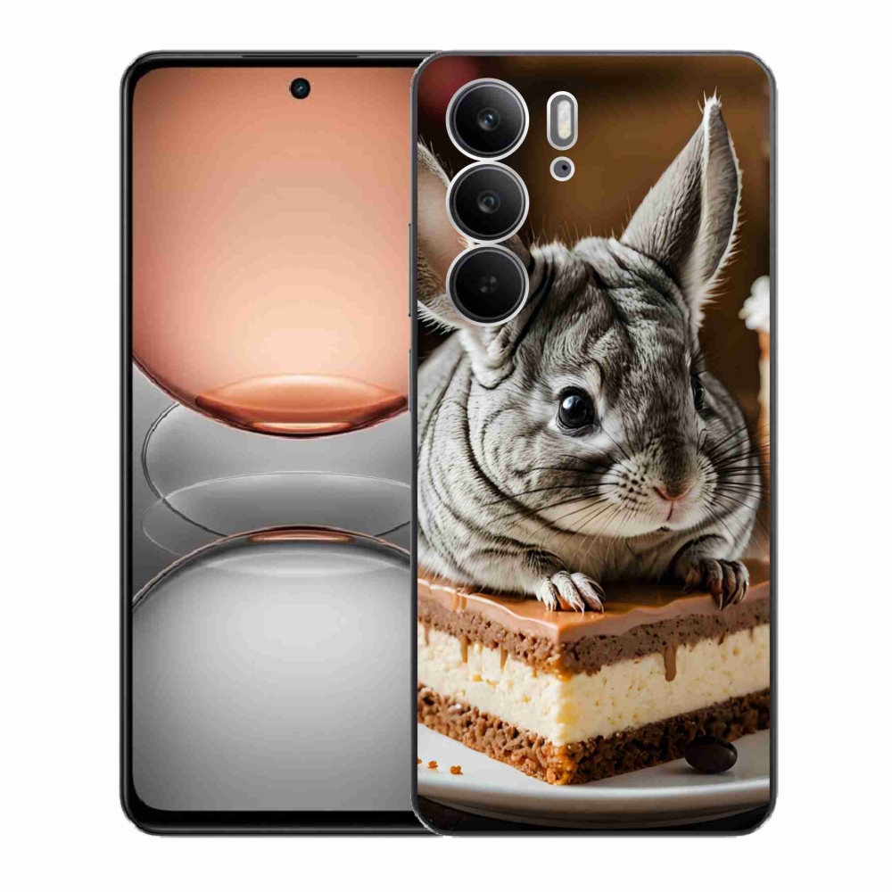Gelový kryt mmCase na Realme C75 - činčila