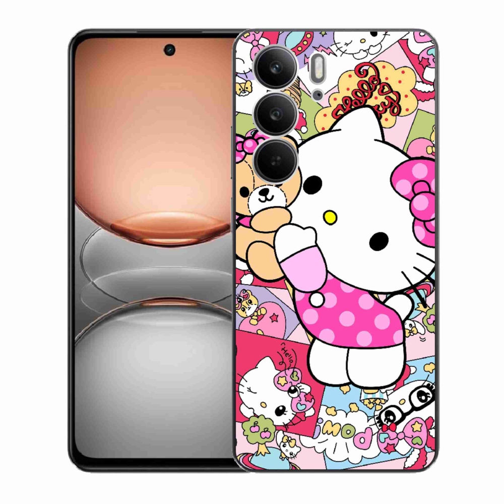Gelový kryt mmCase na Realme C75 - cute kitty