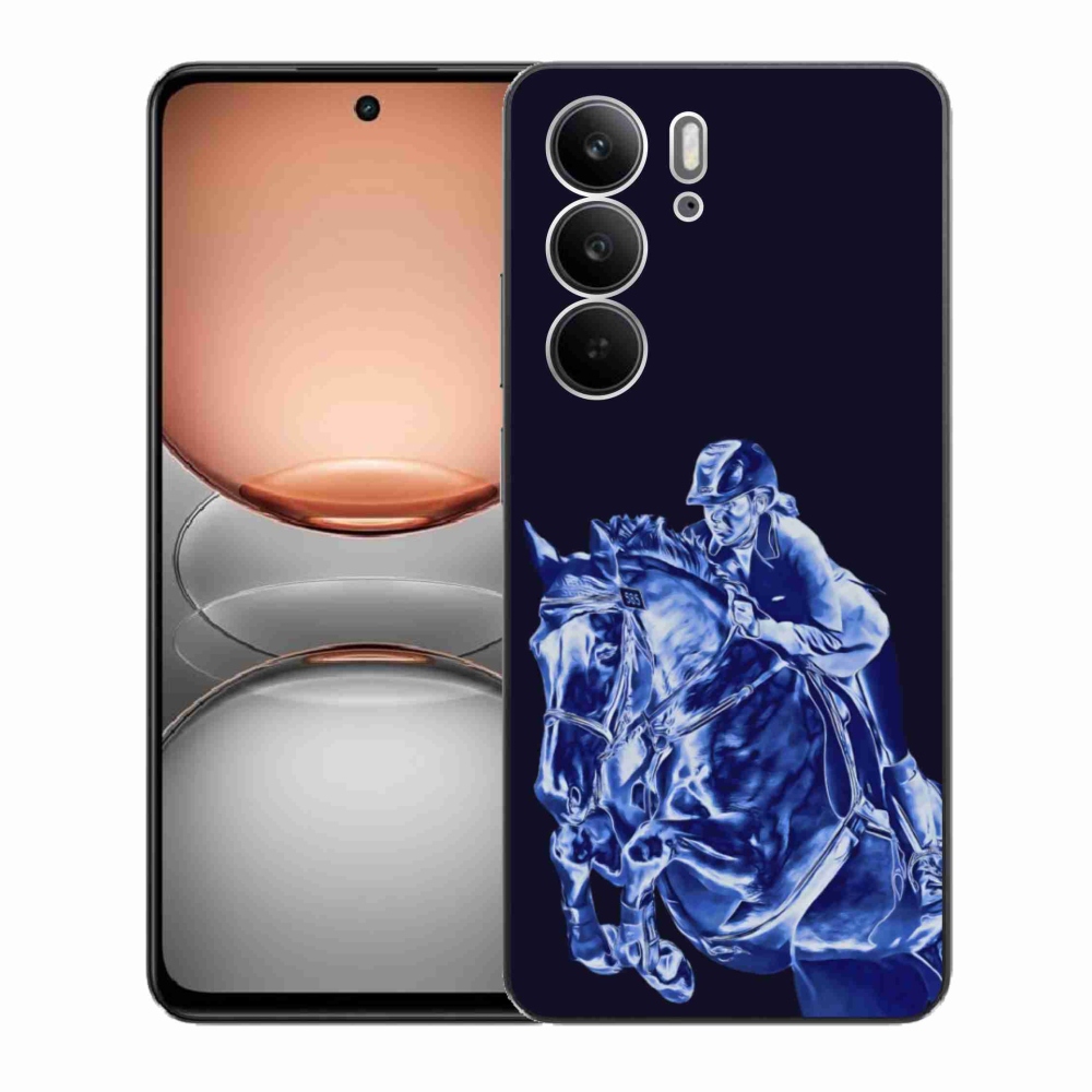 Gelový kryt mmCase na Realme C75 - dostihový kůň