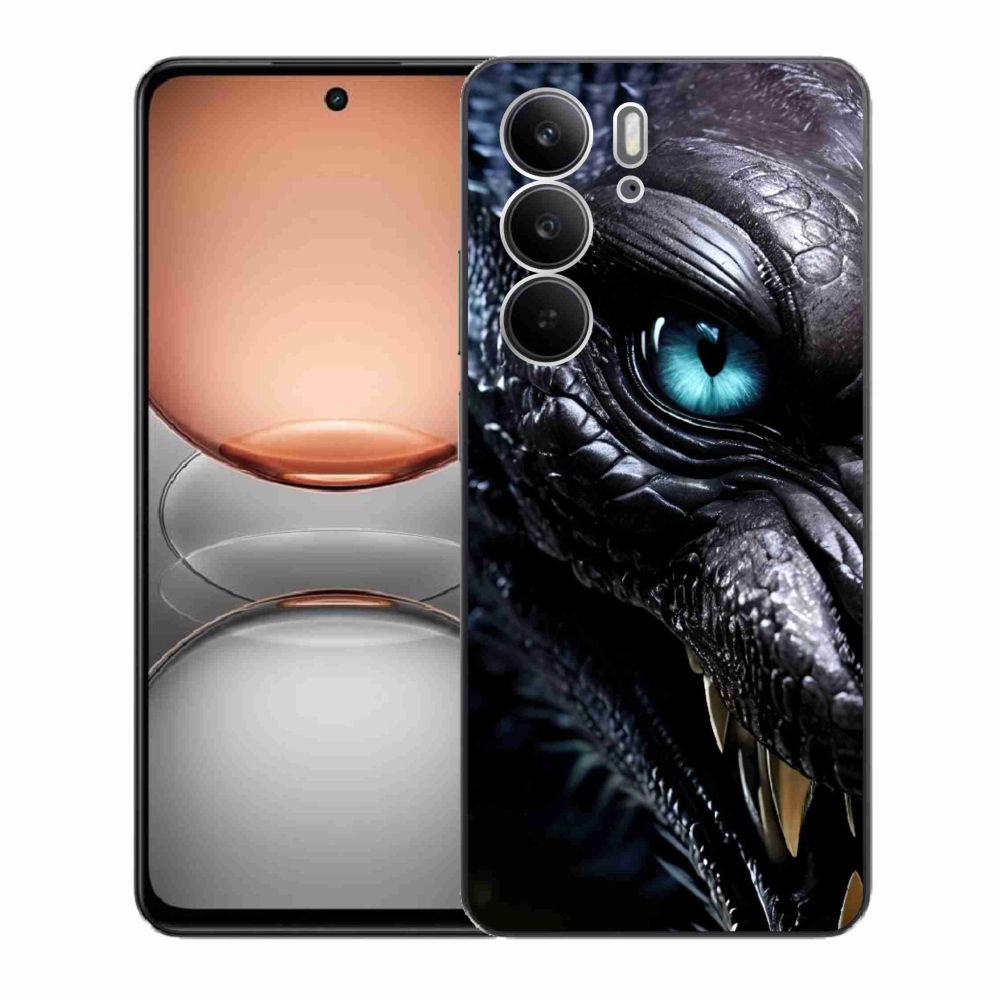 Gelový kryt mmCase na Realme C75 - dračí pohled