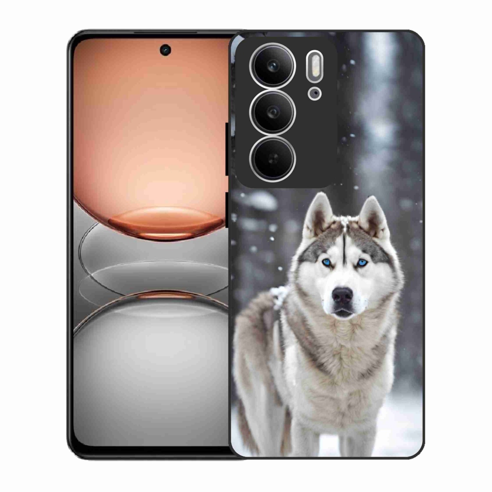 Gelový kryt mmCase na Realme C75 - husky 2