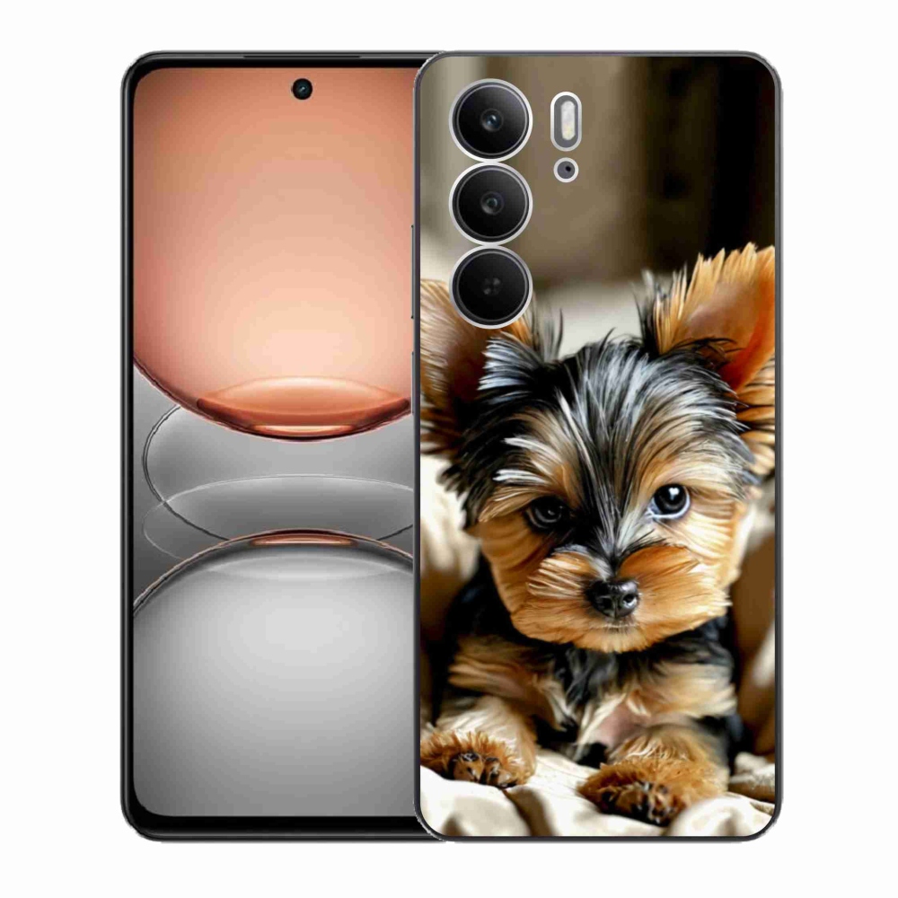 Gelový kryt mmCase na Realme C75 - jorkšír 11