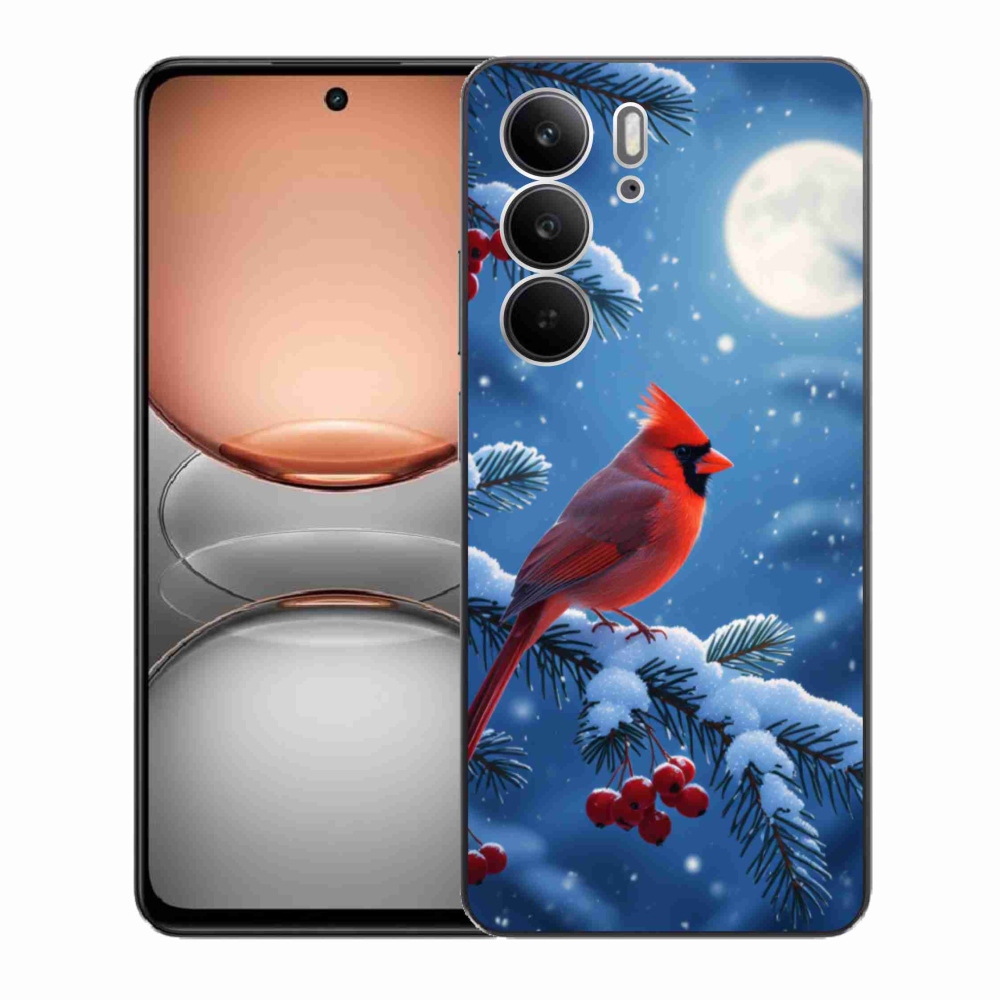 Gelový kryt mmCase na Realme C75 - kardinál červený