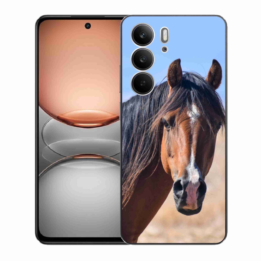 Gelový kryt mmCase na Realme C75 - klidný kůň