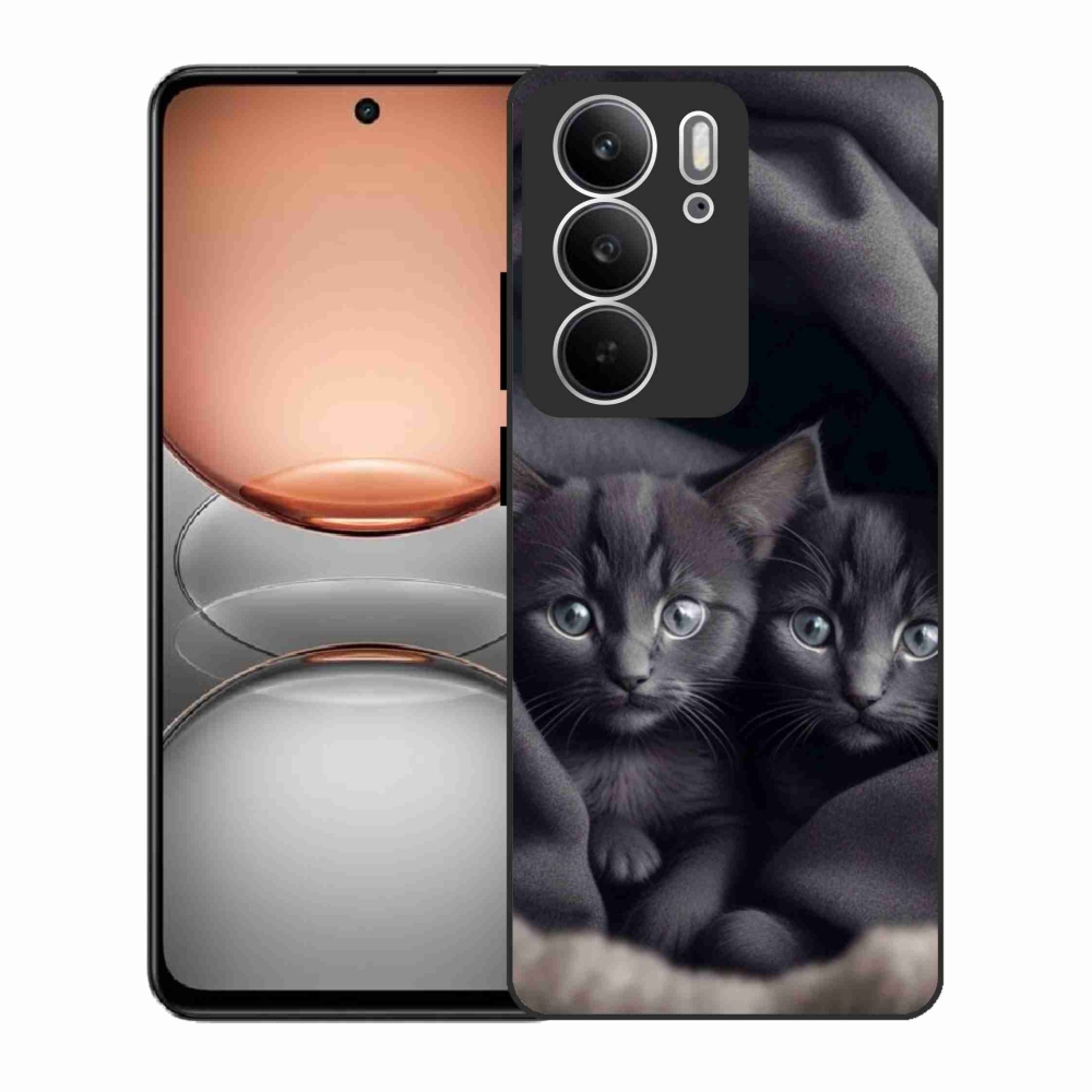 Gelový kryt mmCase na Realme C75 - kočičí duo